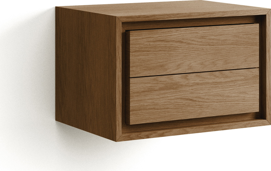 Badeværelsesskab Kave Home Kenta Teak Med Soft-close B60 D45 H40 Cm Rustik Kolonial