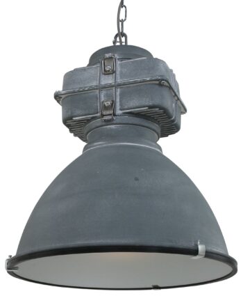 Bale Industri Loftlampe   Grå Eller Sort Metal  Skærmdiameter 47 Cm  Metal Grå