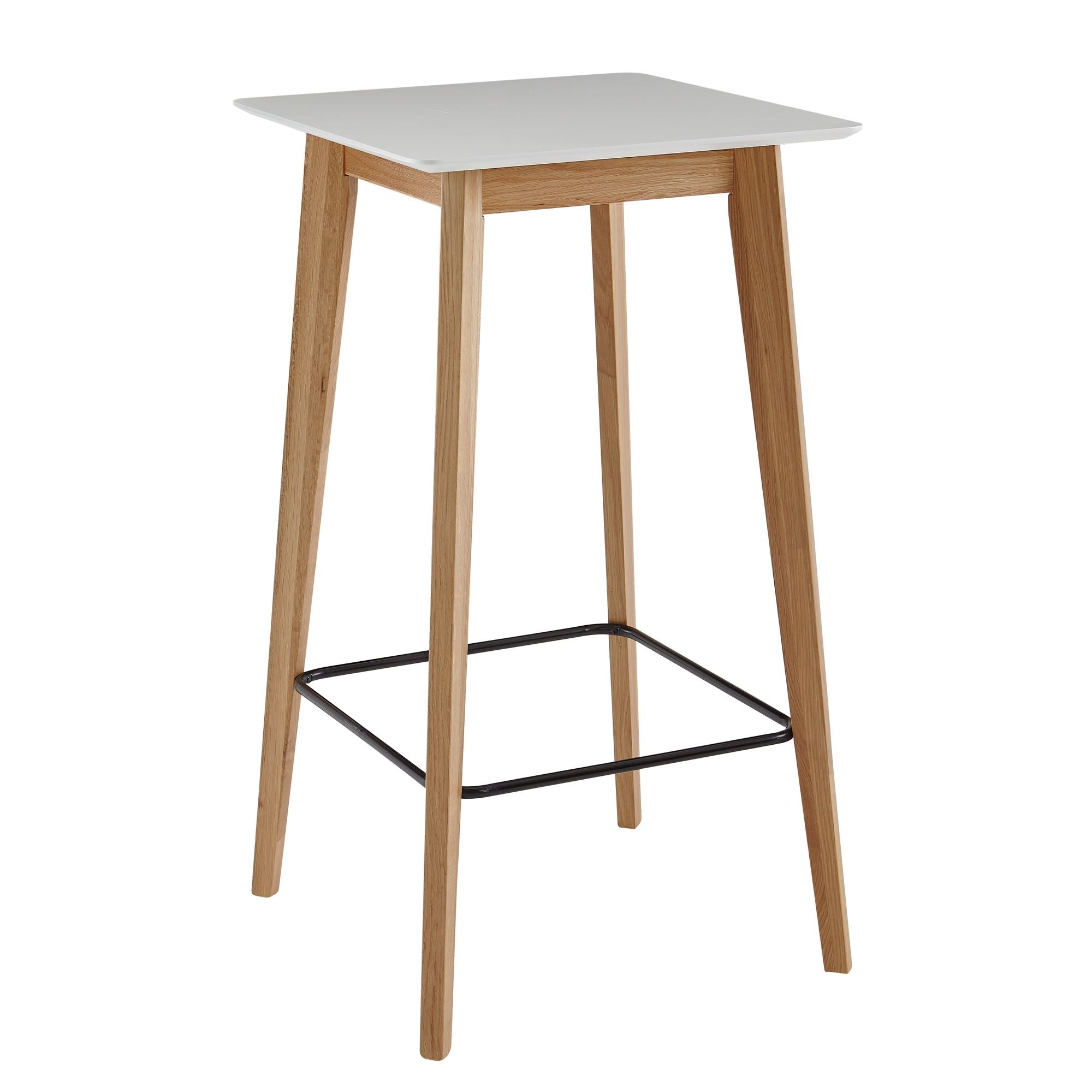 Barbord   Skandinavisk Look  60x110x60 Cm  Hvid