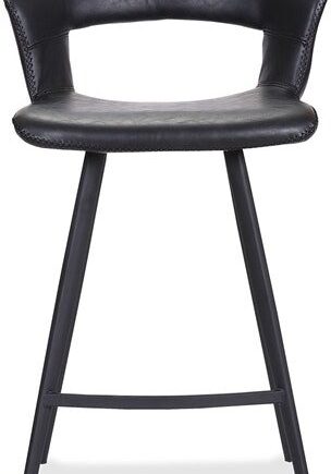 Barstol House Of Sander Tora Sort Kunstlæder H98   Cm