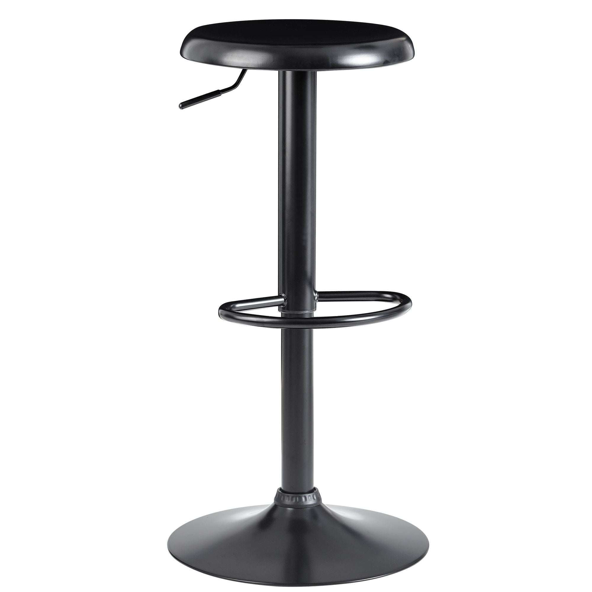 Barstol   Tidløst Design  Uden Ryglæn 58 79 Cm  Metal  Sort