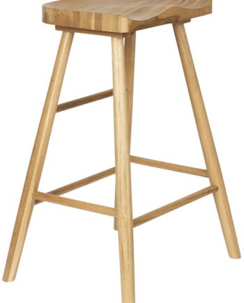 Barstol Studio White Vander Mørk Sand Egetræ H64 Cm
