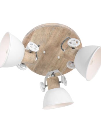 Bates Loft Spot   Tre Forskellige Finish Metal Hvid