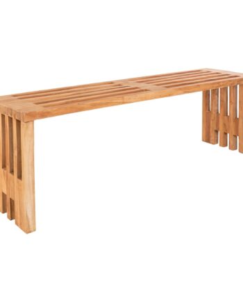 Benidorm Bænk Bænk  Teak  Natur 140x35x48 Cm