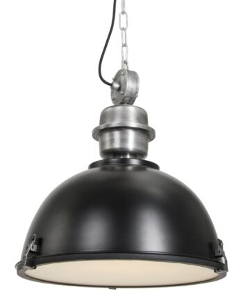 Bikkel Loftlampe   42 Cm    Forskellige Finish Metal Sort