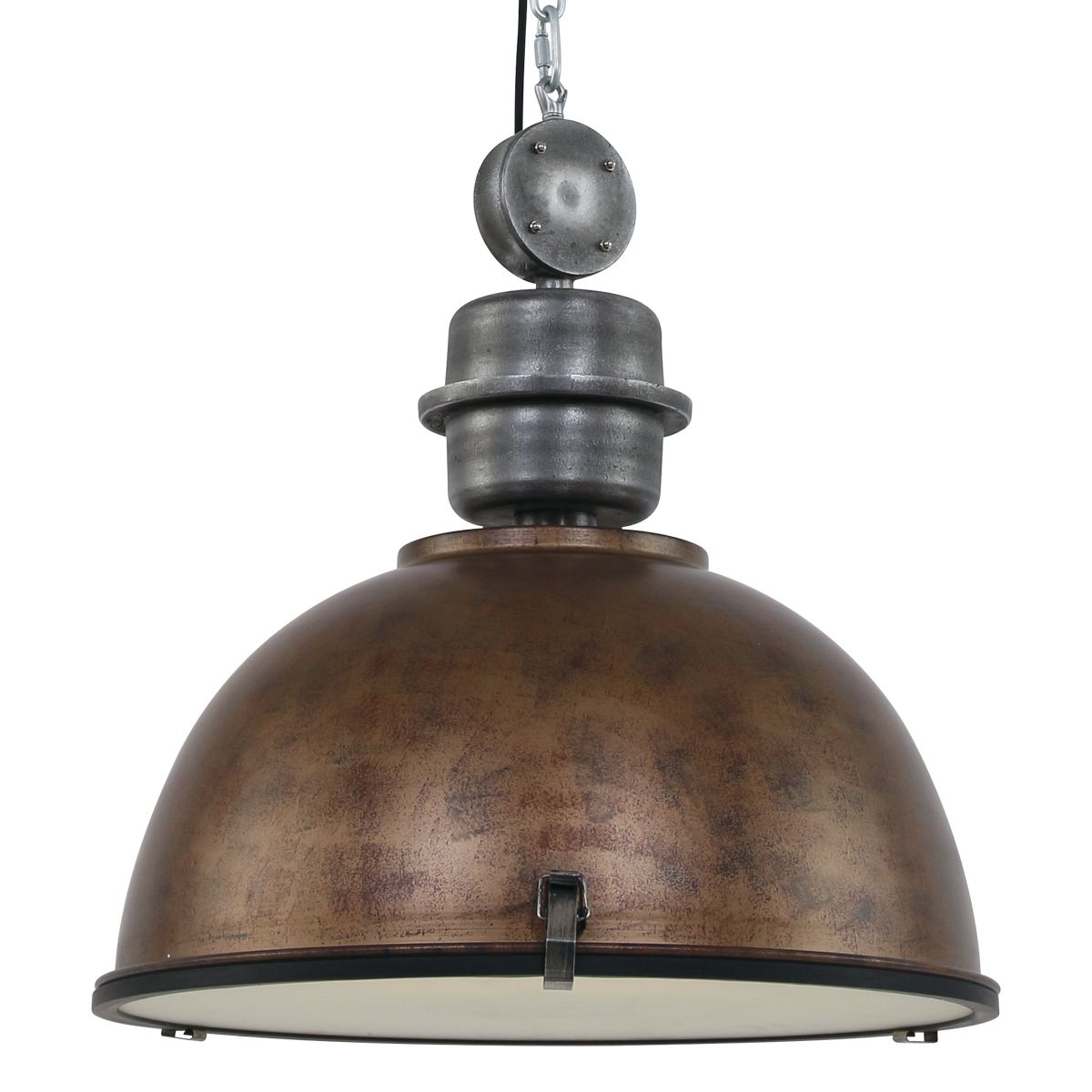 Bikkel Loftlampe 52 Cm To Forskellige Finish Metal Brun