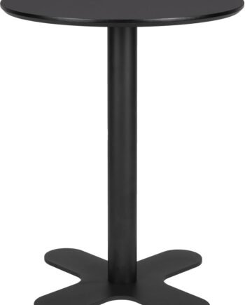 Bistrobord Studio White Sanjay Rund ø80   H84 Cm Askegrå Mdf Og Jern