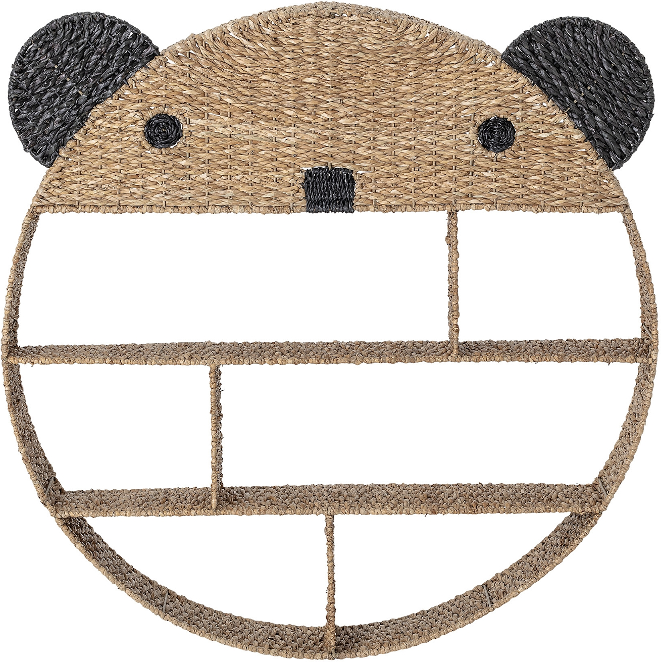 Bogreol Bloomingville Ghalia Natur   Bankuan Græs   Rattan H98   L91     D16   Cm