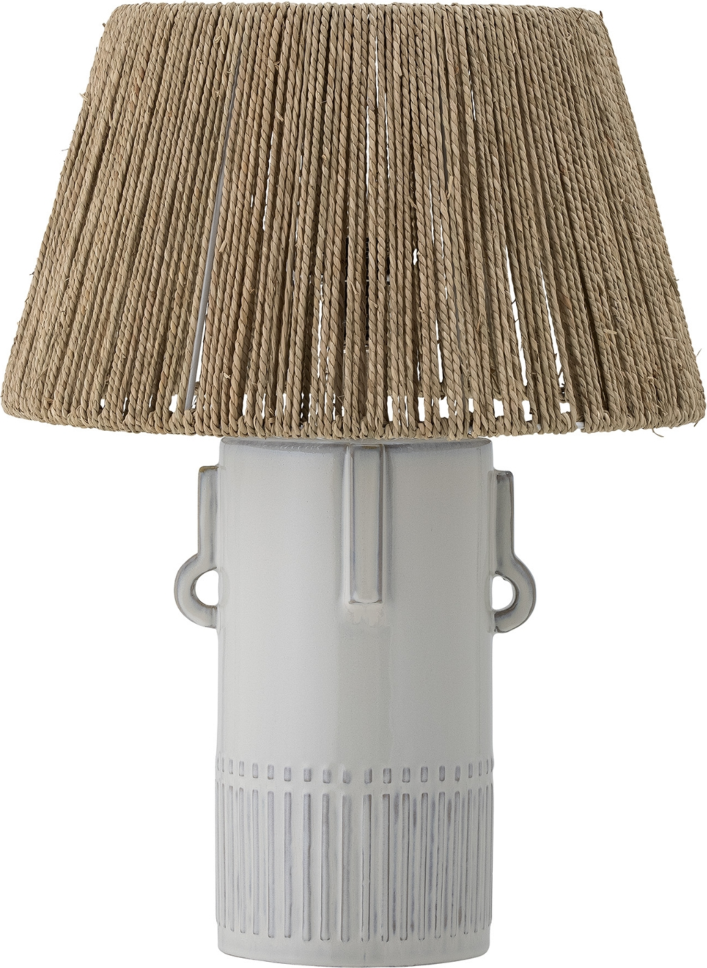 Bordlampe Bloomingville Rama Hvidt Stentøj ø40     H66 Cm
