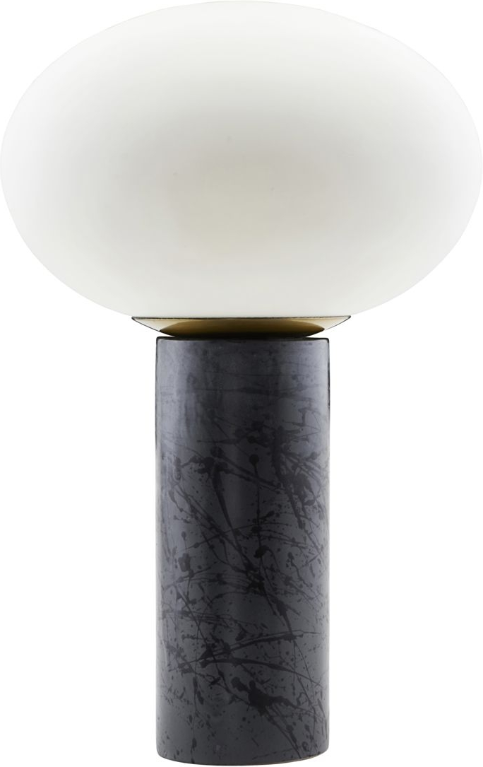 Bordlampe House Doctor Opal Blå Hvid ø30   H45 Cm Glas Keramik Metal