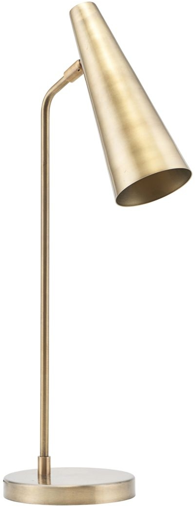 Bordlampe House Doctor Precise   Jern   Messing Med Justerbar Vinkel ø14x52cm