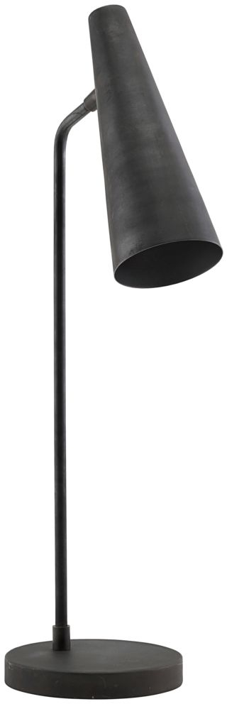 Bordlampe House Doctor Precise Mat Sort ø14   H52 Cm Jern Og Messing