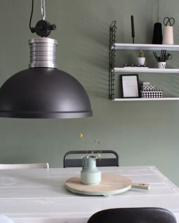 Brooklyn Industriel Loftlampe   Sort Metal