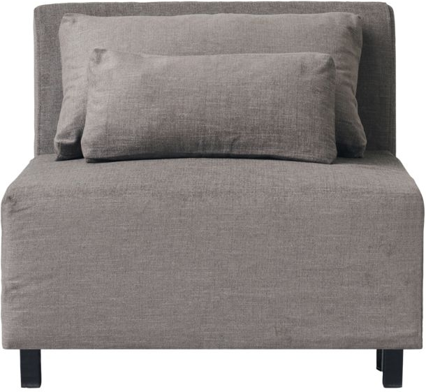 Byg-selv Modulsofa Midtersektion House Doctor Hazel Night Gråbrun Bomuld Træ 85   85 Cm