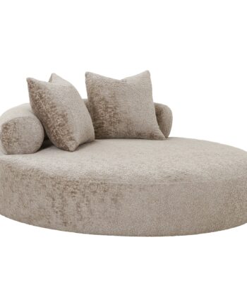 Cairo Daybed Daybed Med   Puder   Chenille  Rund  Natur Hn1251