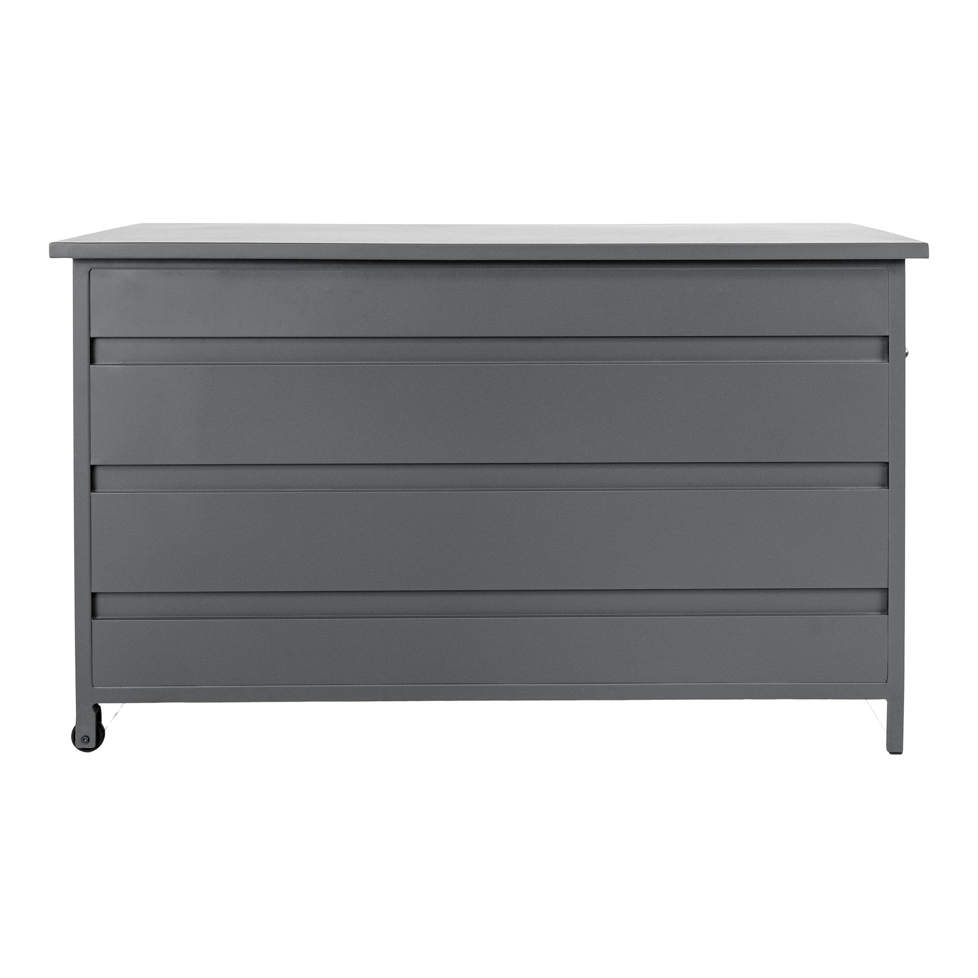 Cassis Hyndeboks Hyndeboks Aluminium Grå Stor 160x82x85 Cm 650