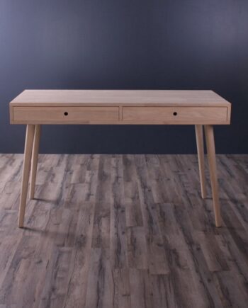 Chicago Skrivebord Med   Skuffer  Eg 120   60 Cm Ubehandlet