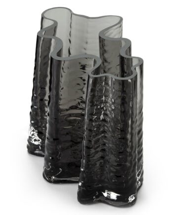 Cooee Design Gry Wide Vase  19 Cm  Smoke