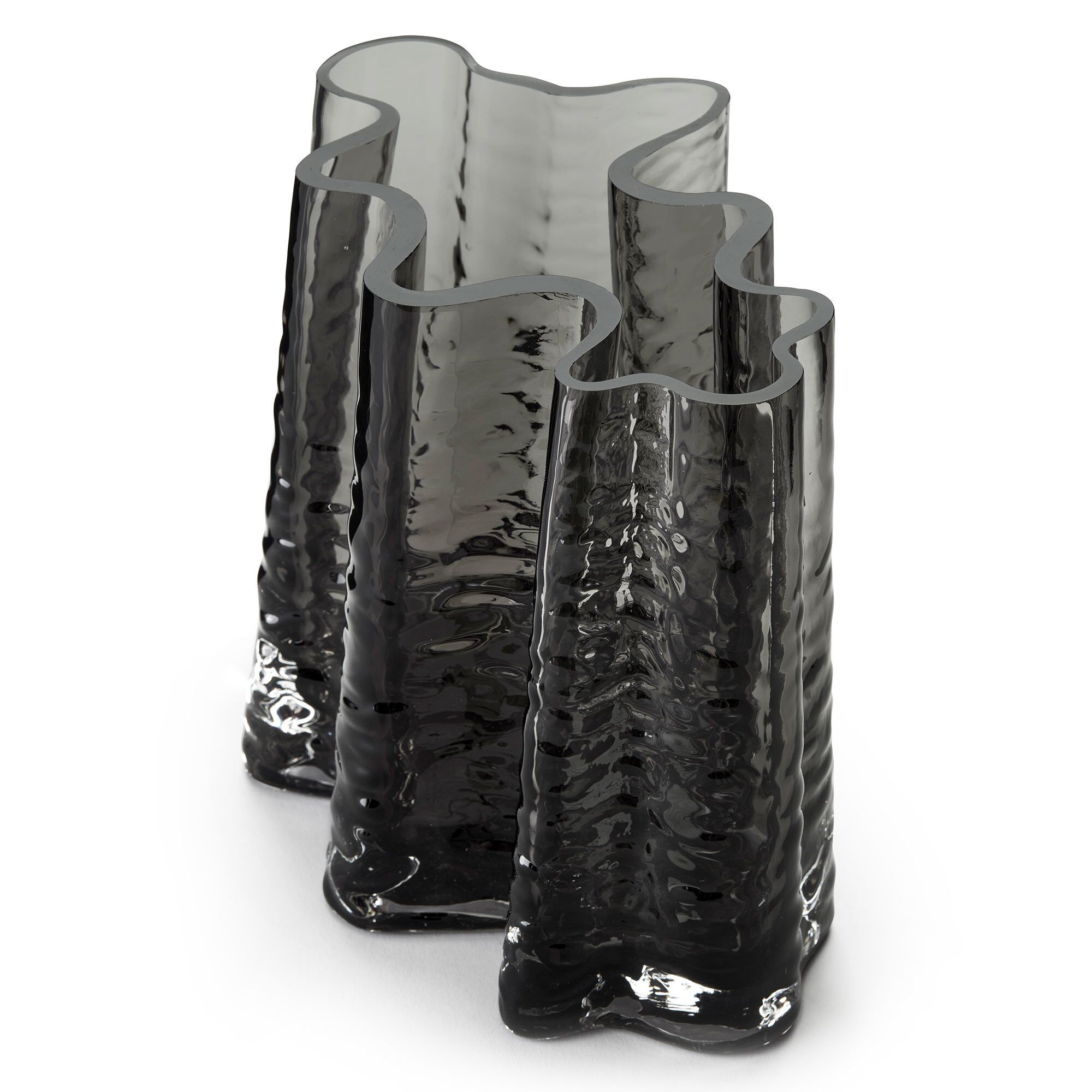 Cooee Design Gry Wide Vase 19 Cm Smoke