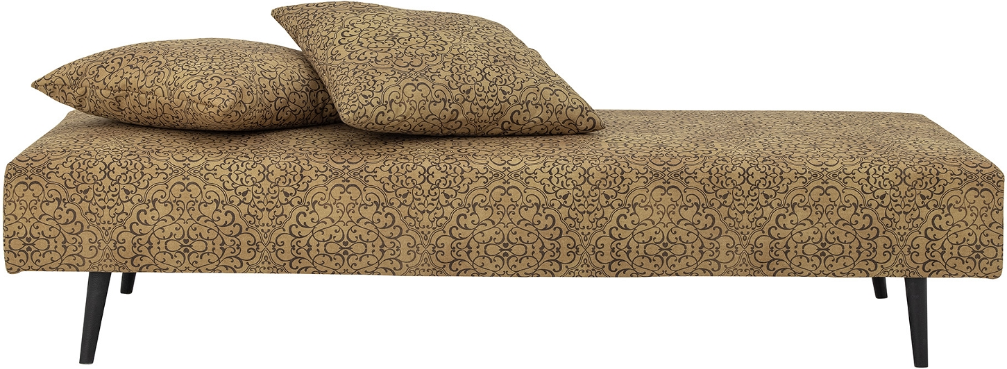 Daybed Bloomingville Gulli Gul Bomuld 43x80x200 Cm Dekorativt Mønster