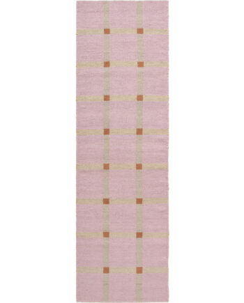 Decotique Mosaic Uldtæppe 75   250 Cm  Rosa