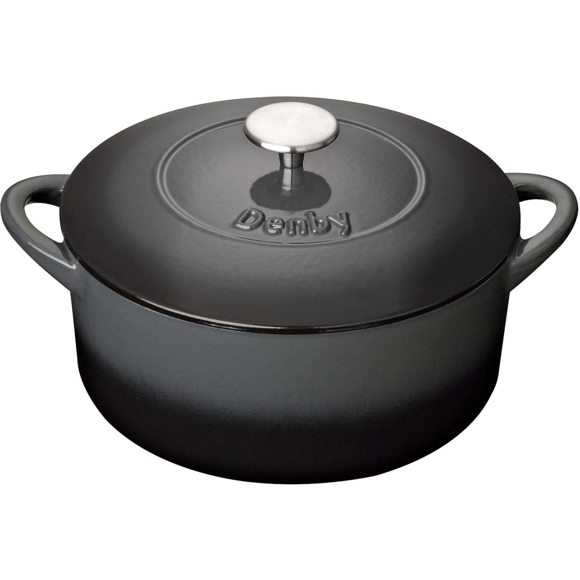 Denby Halo Rund Støbejernsgryde     Liter