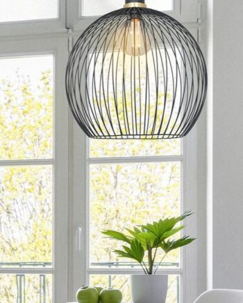 Diseno Loftlampe  Rund   Sort Metaltråd