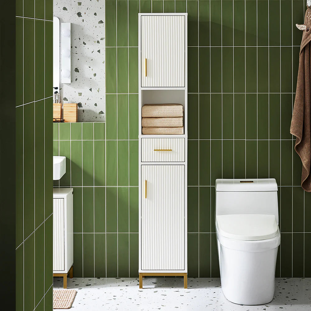 Elegant Højskab Pladsbesparende L30xb30xh170cm Hvid