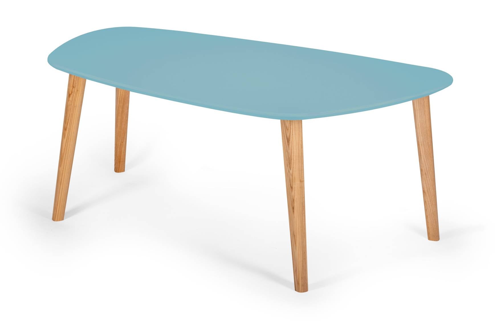 Endocarp Sofabord 110x66x45cm Gentle Blue   Asketræ