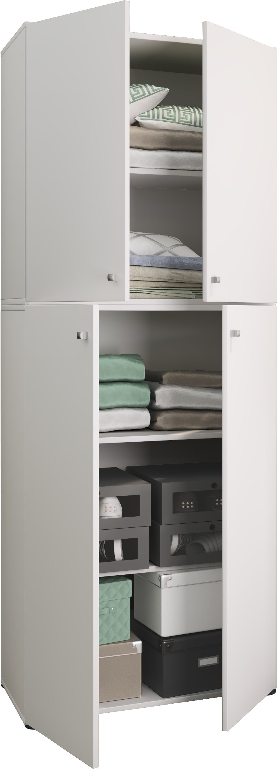 Garderobeskab  Quot Lona Quot      182    70      39 Cm  Hvid