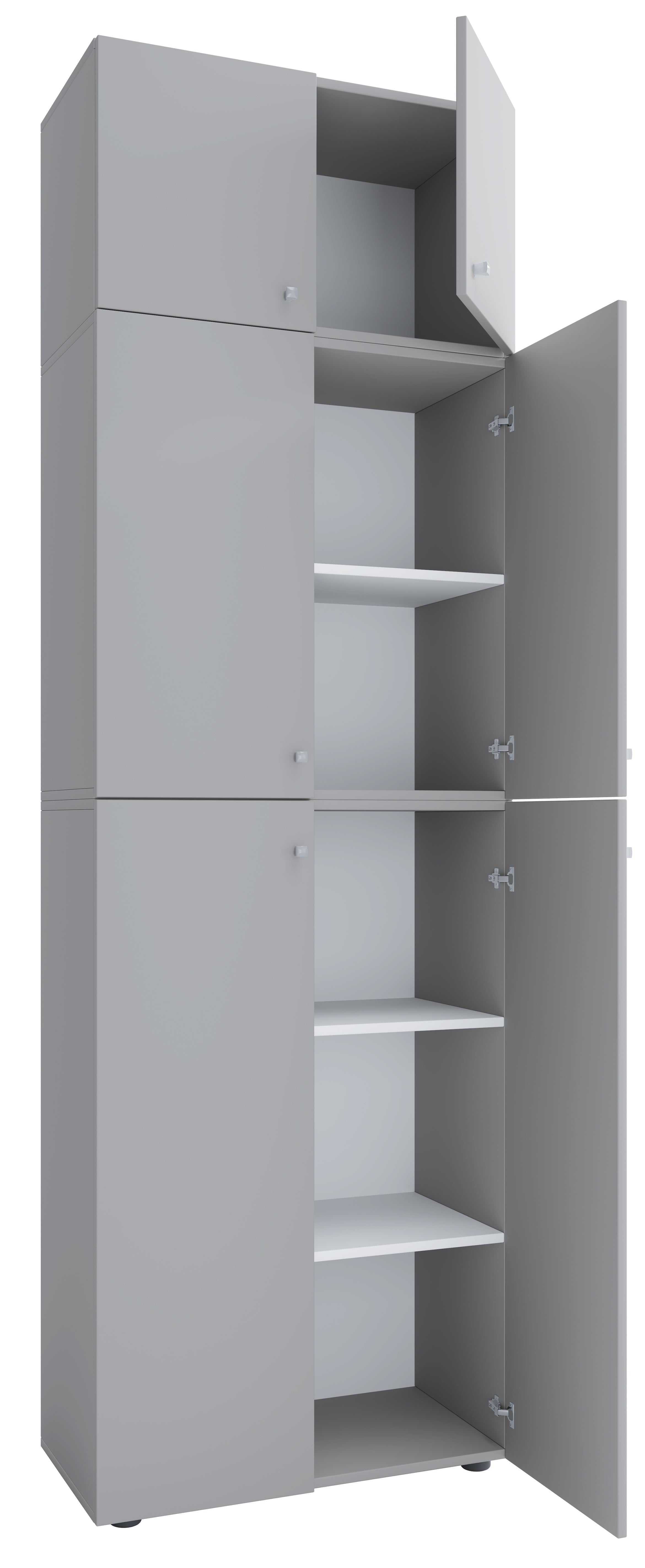 Garderobeskab  Quot Lona Xxl Quot  223   70   39 Cm  Grå