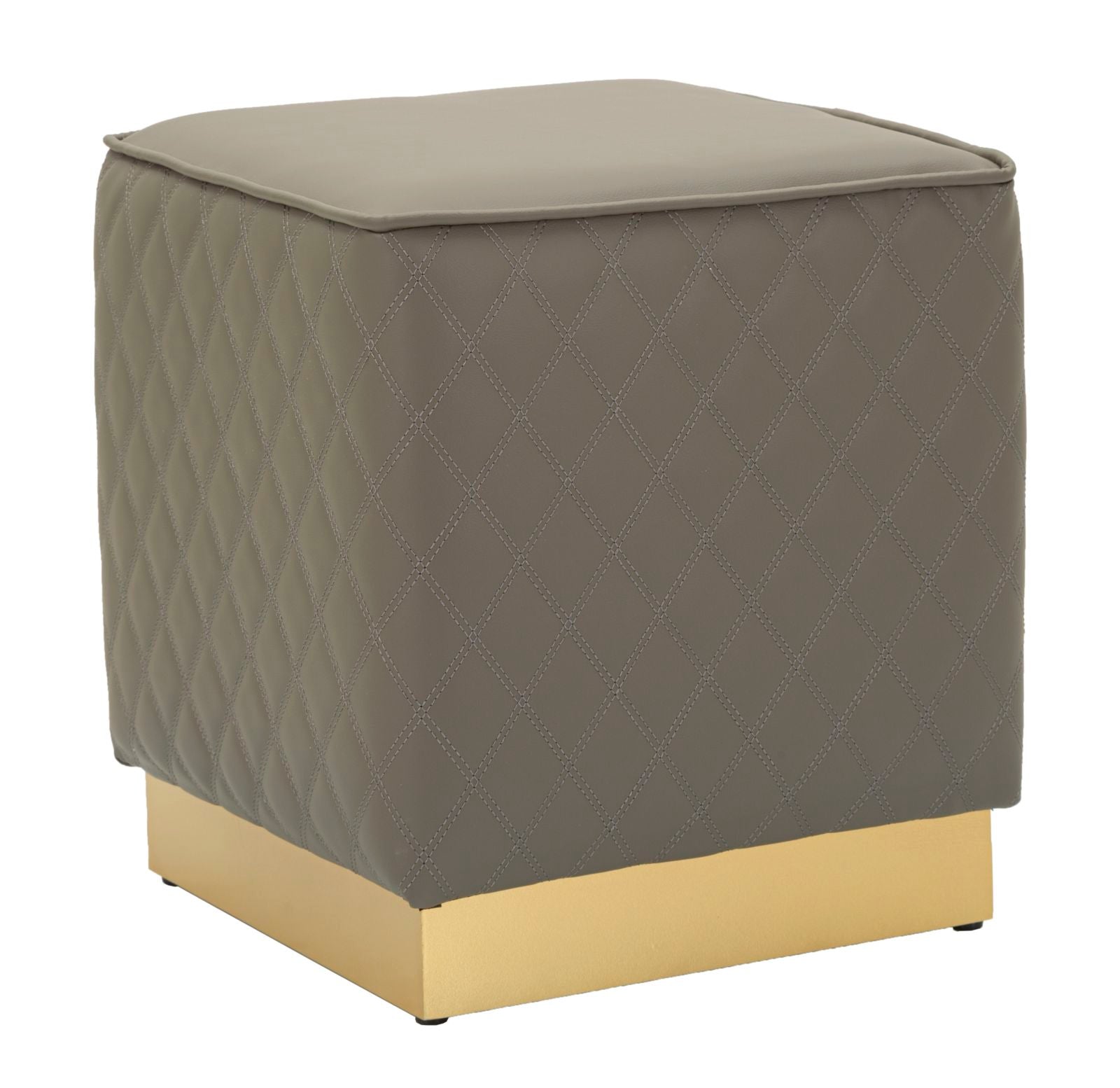 Glam Taburet   Træ  Mdf  Metal   35x35x38 Cm