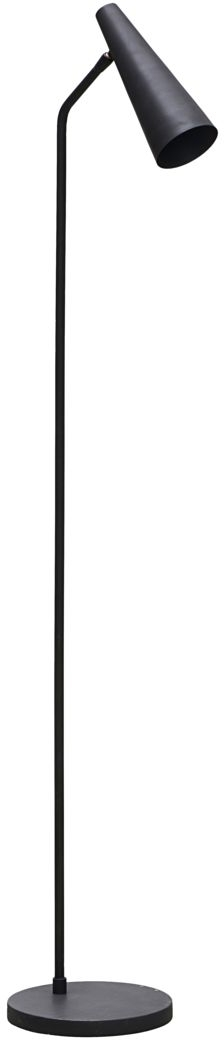 Gulvlampe House Doctor Precise Mat Sort 124 Cm   Jern Og Messing