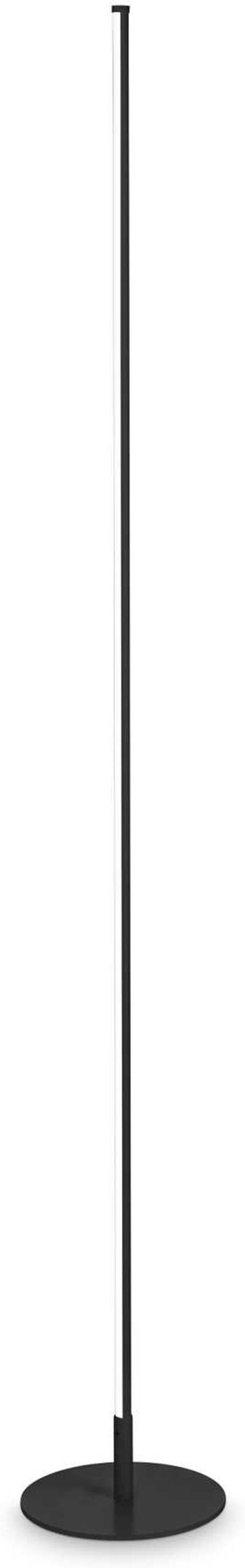 Gulvlampe Ideal Lux Yoko Integreret Led ø20   H146   Cm 1500 Lm 3000   Sort