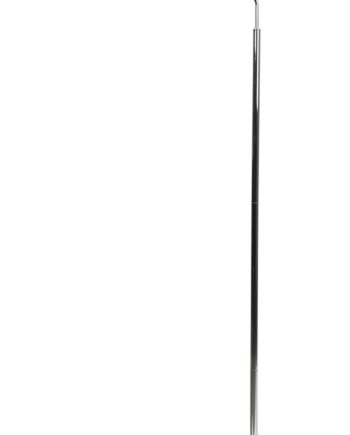 Gulvlampe Studio White Anshin   Sølv   Glas Jern  H160 Cm  E27  Varmt Hvidt Lys