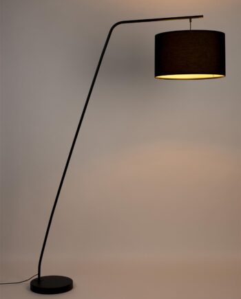 Gulvlampe Studio White Martine Standlampe Stengrå Metal H220 Cm