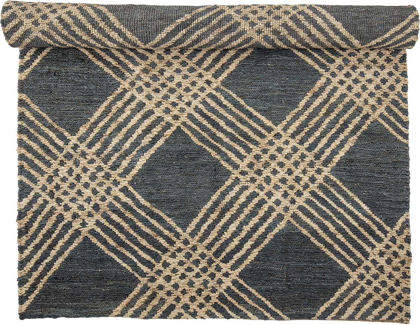 Gulvtæppe Bloomingville Cat Jute 150   245 Cm Sort