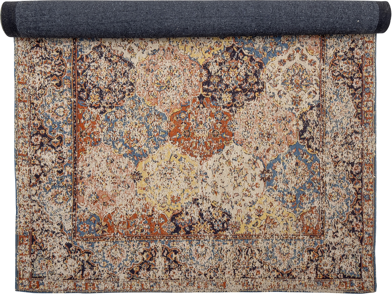 Gulvtæppe Creative Collection Dalina   Rød Bomuldstæppe 150x215 Cm