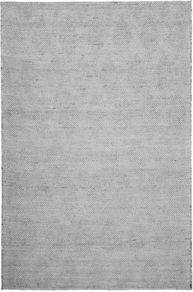 Gulvtæppe House Doctor Mara 200x300 Cm Diamantmønster Grå Hvid Jute Bomuld Latex