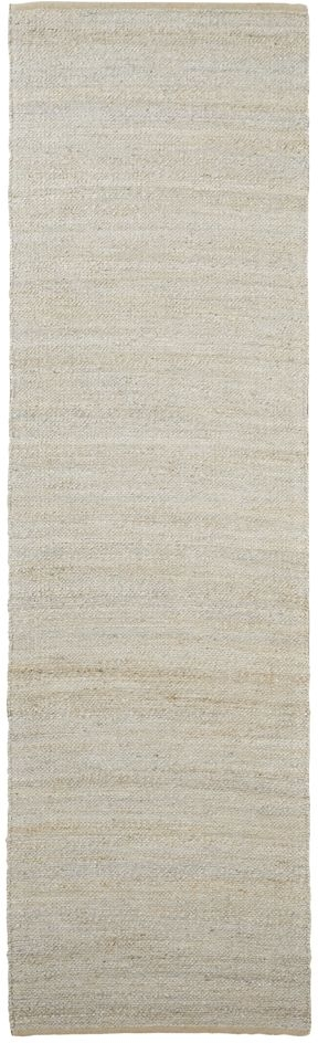 Gulvtæppe Løber House Doctor Hempi 90x300 Cm Lysegrå Hamp Jute Bomuld Antiskrid