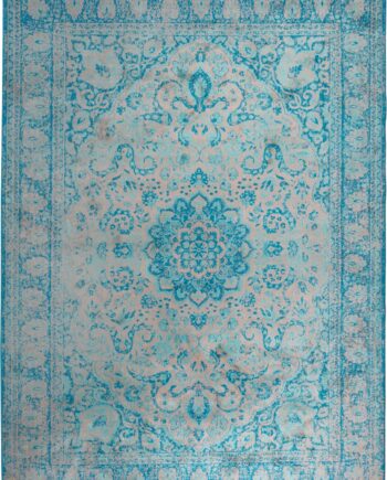 Gulvtæppe Studio White Chi 200x200 Cm Sølv Med Blomsterdesign  85  Viskose 15  Polyester  Gulvvarmekompatibelt  Belgisk Håndværk