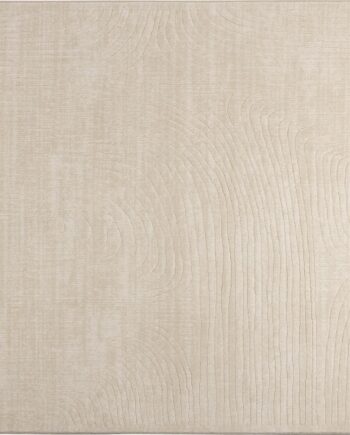 Gulvtæppe Studio White Lignes Asymmetrisk Mønster Lysgrå 160   230 Cm