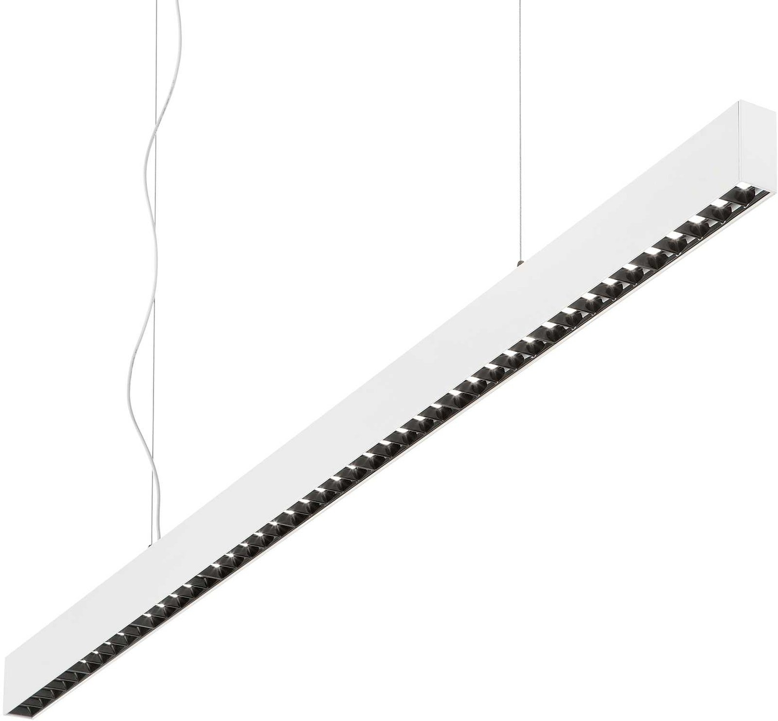 Hængelampe Ideal Lux Office Led-pendel 30w 3100 Lm Hvid 120 Cm Justerbar Højde 95 1500 Mm