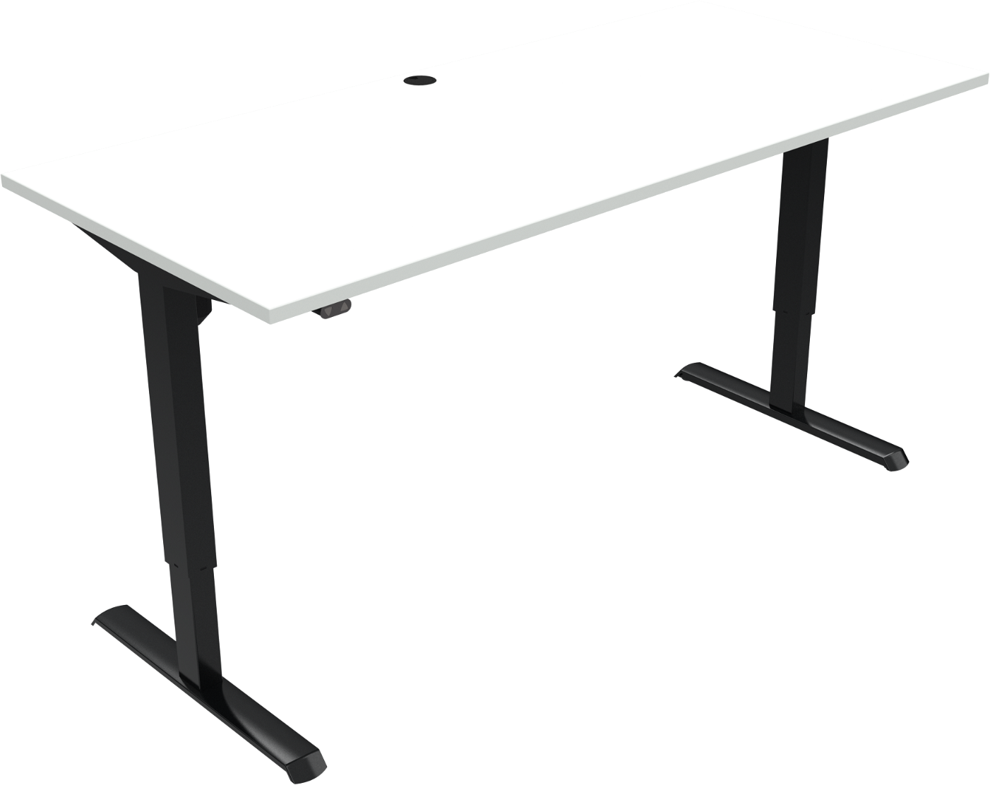 Hæve- Sænkebord Zennord Adaptdesk   Firkantet To-bens 68-118 Cm Højde 180ã 80 Cm Mfc