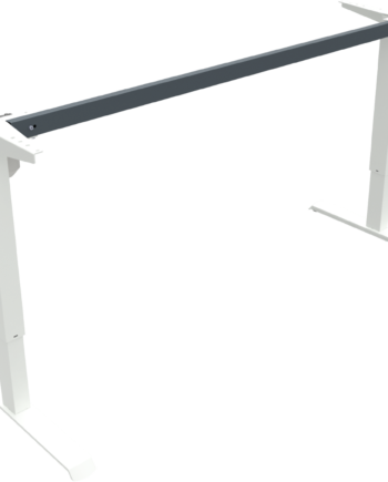 Hæve- Sænkebordstel Zennord Adaptdesk Justerbart 68-118 Cm Hvid Metal