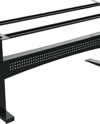Hæve- Sænkebordstel Zennord Flexdesk   Sort Metal Med Justerbar Højde 65 122 Cm