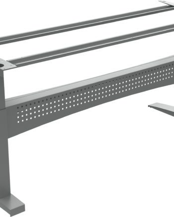 Hæve- Sænkebordstel Zennord Flexdesk Sølv 65 122 Cm Højdejustering Med Bosch-motor Og 150 Kg Kapacitet