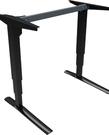 Hæve- Sænkebordstel Zennord Rise Rest Sort Metal Justerbart 65-125 Cm En527 Tã