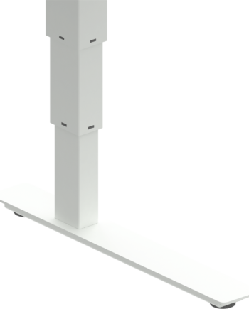 Hæve- Sænkestel Bordstel Zennord Versastand   Hvidt Metal Justerbart 57-122 Cm Til 120 Skrivebordsplader