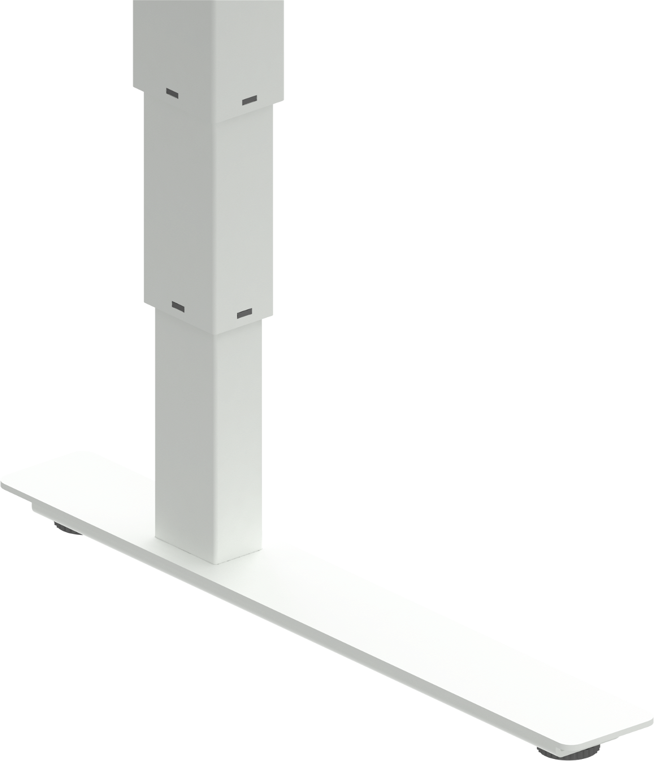 Hæve- Sænkestel Bordstel Zennord Versastand   Hvidt Metal Justerbart 57-122 Cm Til 120 Skrivebordsplader